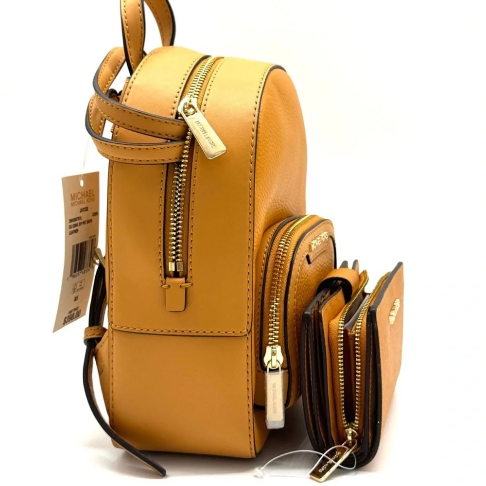 Michael Kors Jaycee Extra-Small Signature Logo Backpack & Matching Bifold Wallet